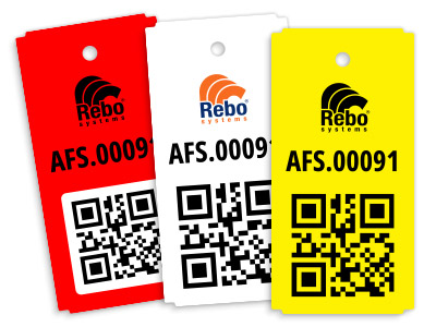 Tags met QR code